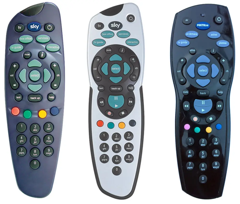 3 remote designs no background