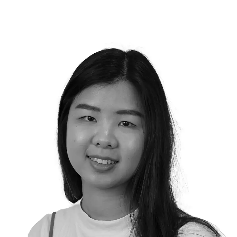 Ariella Iskandar staff photo black and white