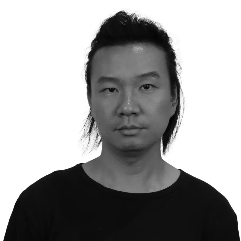 Eric Siu staff photo black and white